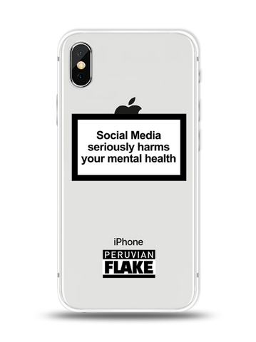 Social Media Warning iPhone Case